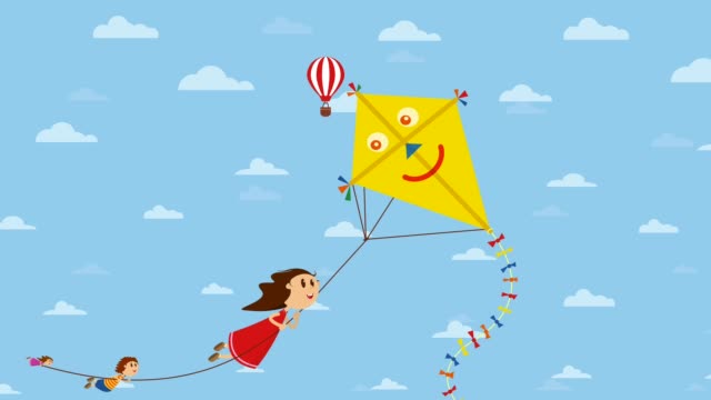 65 Kite Drawing Stock Videos and Royalty-Free Footage - iStock