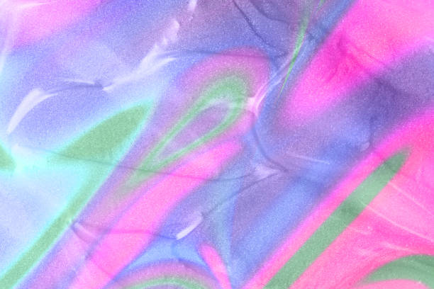 istock vaporwave style texture background: neon pink funky paint texture. 1150347991