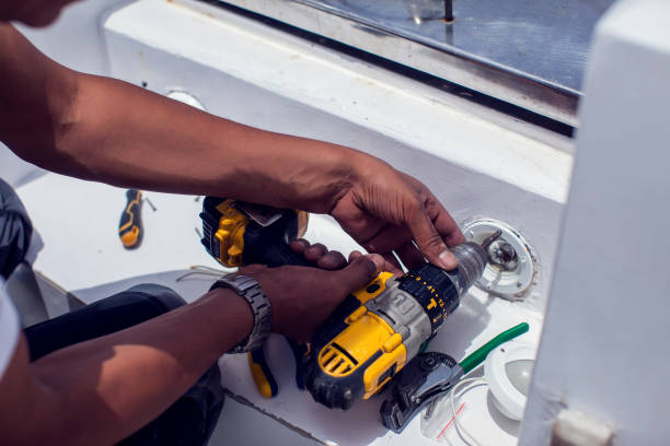 istock A man works with an electric screwdriver 1150348066