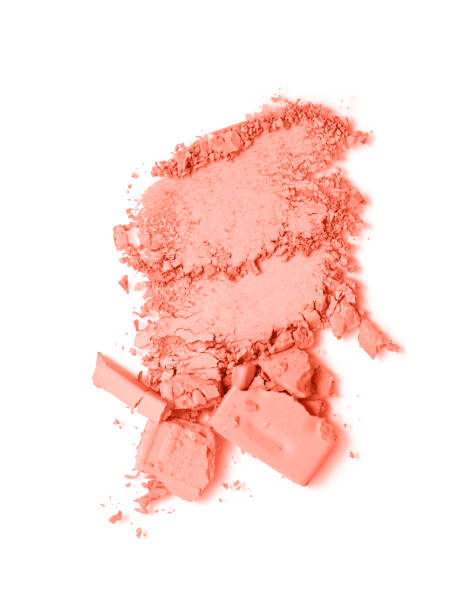 istock Coral colored Eye shadow set isolated on white 1150348073