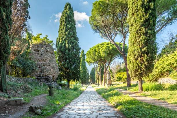 istock The Appian way, Via Appia Antica 1150350404