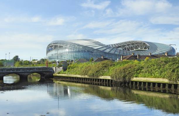 Dublin Aviva Stadium 13th May 2019, Dublin, Ireland. The Aviva Stadium above the River Dodder in Landsdown Road, Dublin 4. aviva stadium stock pictures, royalty-free photos & images
