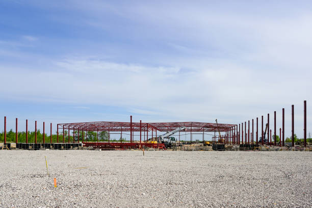 istock The steel frame of a building under construction 1150351862