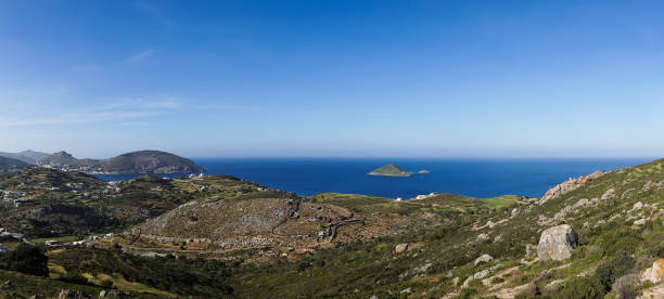 istock Panorama landscape Leros Island 1150353706