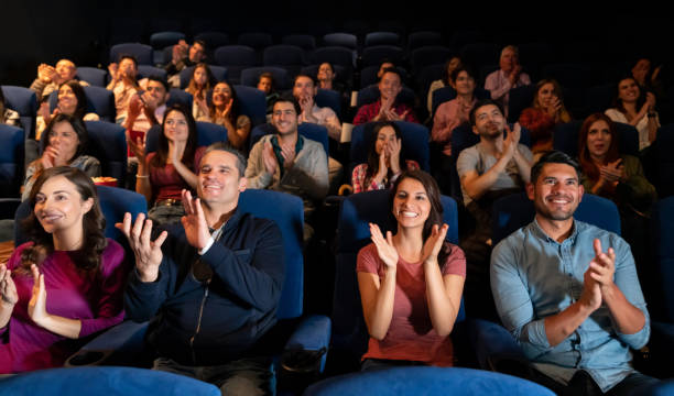 istock Group of people clapping at the theater 1150354310