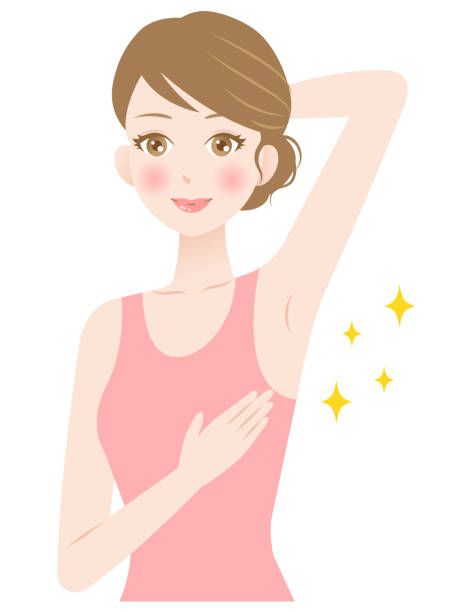 Young Woman Showing Her Smooth Armpit Beauty And Skin Care Concept Stock Illustration - Download Image Now - iStock Young Woman Showing Her Smooth Armpit Beauty And Skin Care Concept Stock Illustration - Download Image Now - iStock