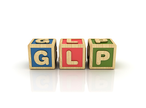GLP Buzzword Cubes - White Background - 3D Rendering