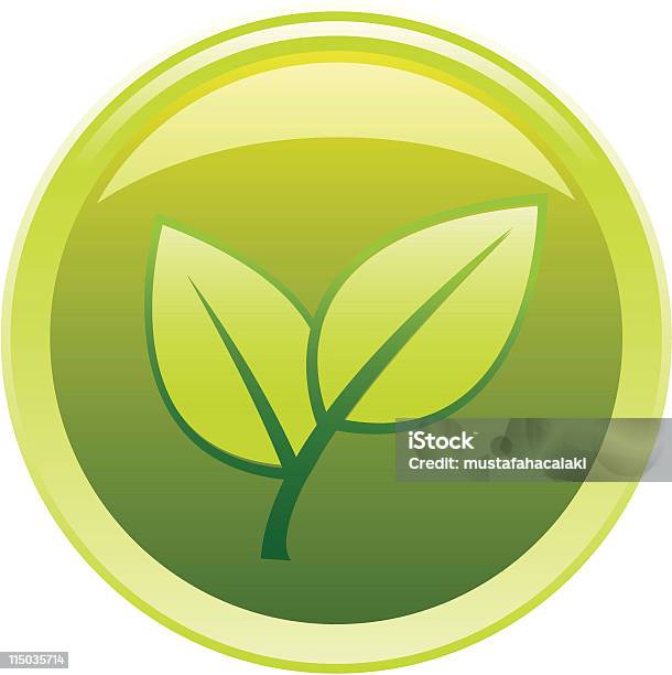 Botão Verde Glassy - Arte vetorial de stock e mais imagens de Botão - Peça de Máquina - Botão - Peça de Máquina, Cor verde, Elemento de desenho