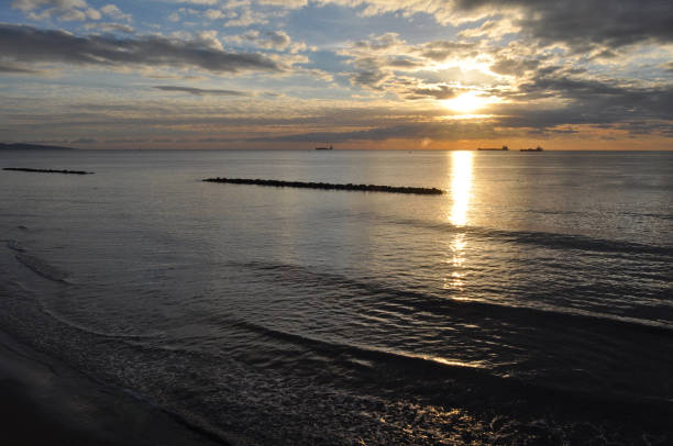 istock The beautiful sunset natural sea landscape 1150359104