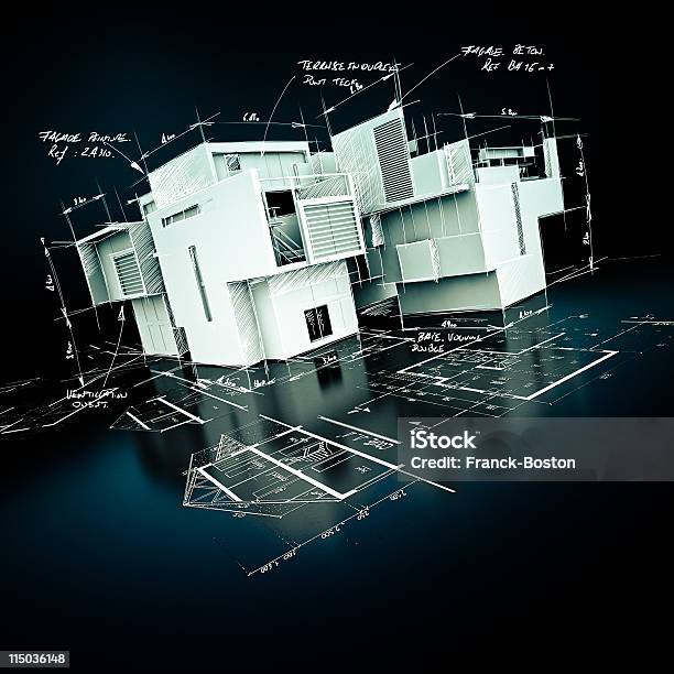 Luxurious Architecture Project Stock Photo - Download Image Now - Architectural Model, Architecture, Planning
