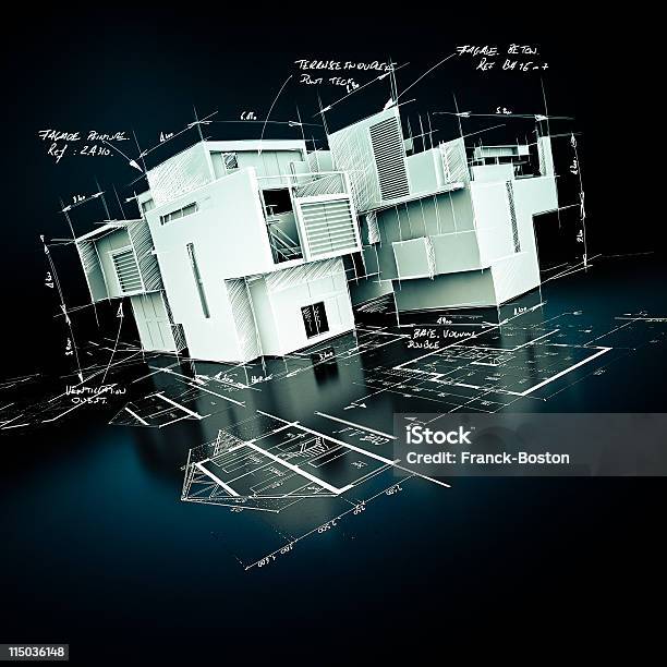 Luxuoso Projeto De Arquitetura - Fotografias de stock e mais imagens de Modelo Arquitetónico - Modelo Arquitetónico, Arquitetura, Apartamento Municipal