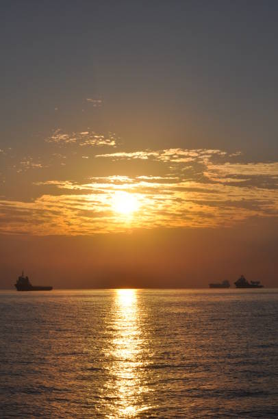 istock The beautiful sunset natural sea landscape 1150367521