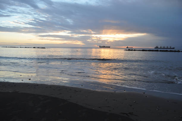 istock The beautiful sunset natural sea landscape 1150368828