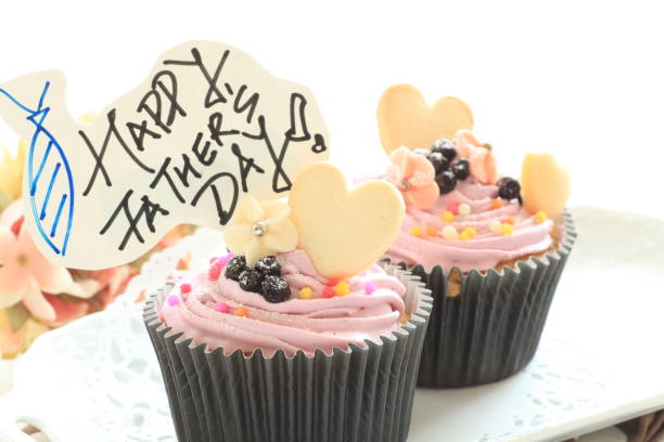 Father's day homemade cup cake
