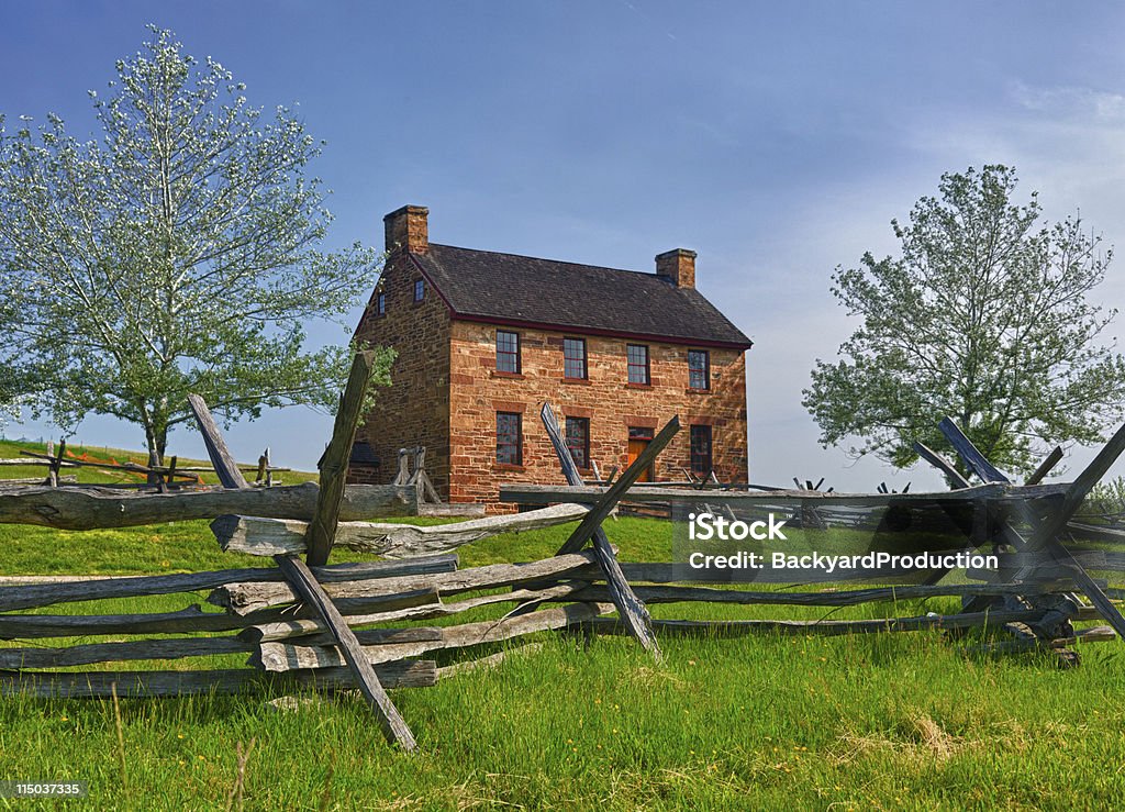 Old Stone House Champ de bataille de Manassas - Photo de Manassas libre de droits