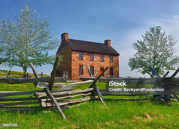 Photo libre de droit de Old Stone House Champ De Bataille De Manassas banque d'images et plus d'images libres de droit de Manassas - Manassas, Champ de bataille, Armée de terre