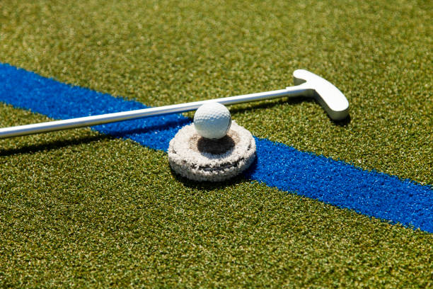 istock Golf club and ball in grass 1150375960