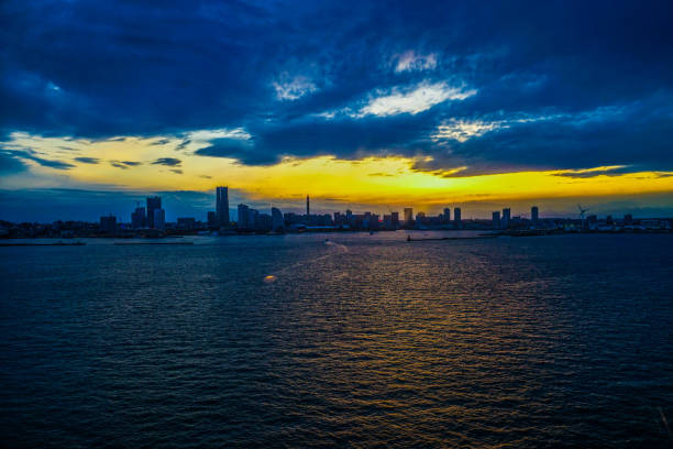 istock Yokohama skyline visible from Yokohama Sky Walk 1150376732