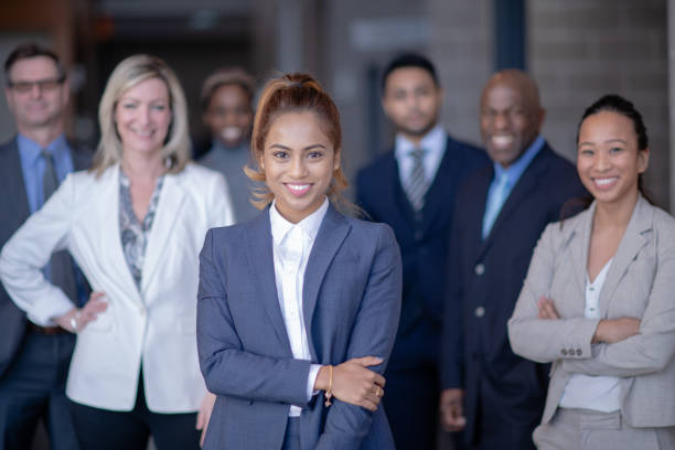 istock Smiling Businesspeople 1150384195