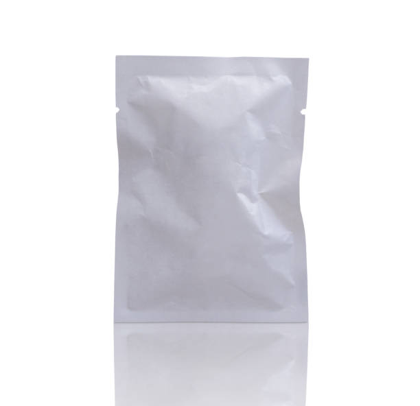 istock blank white packaging paper sachet isolated on white background with clipping path 1150385075