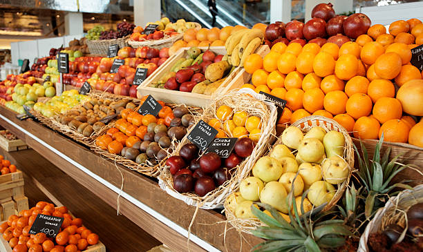 istock Shelf with fruits 115038644