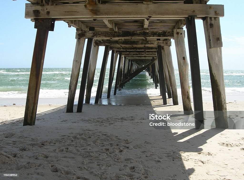 Jetty Grange jetty south australia Adelaide Stock Photo