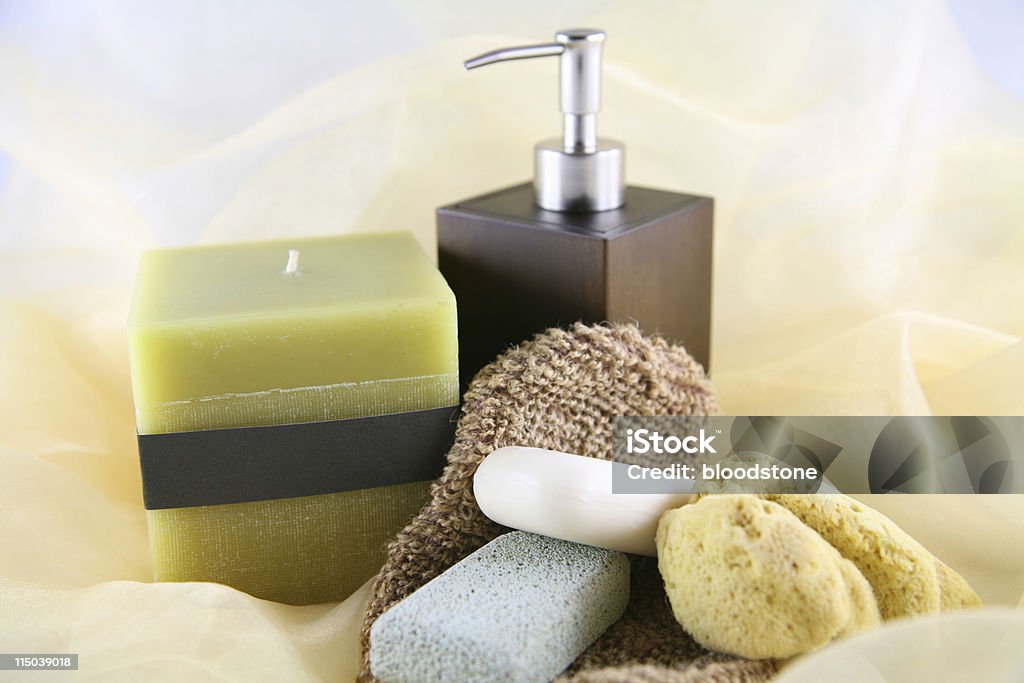 Spa elementos - Royalty-free Esponja - Higiene Pessoal Foto de stock