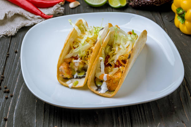 istock Mexican shrimp tacos 1150393027