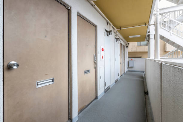 Walkway in the apartment room
