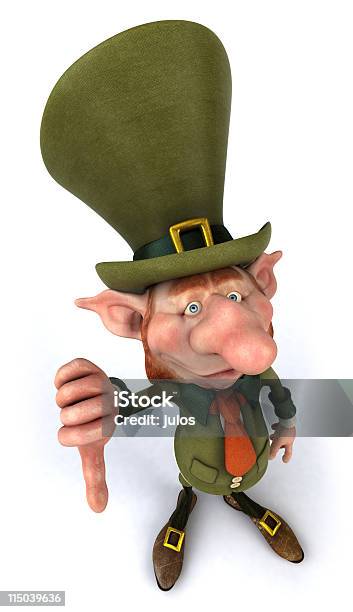 Irish Leprechaun Stock Photo - Download Image Now - Adult, Cartoon, Characters