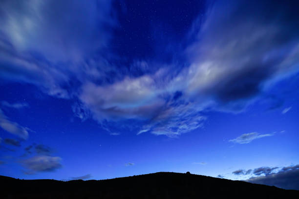 istock Clouds and Stars Landscape at Night 1150399653
