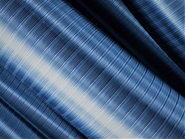 istock Metallic abstract in blue silver. Macrophotography 1150402887