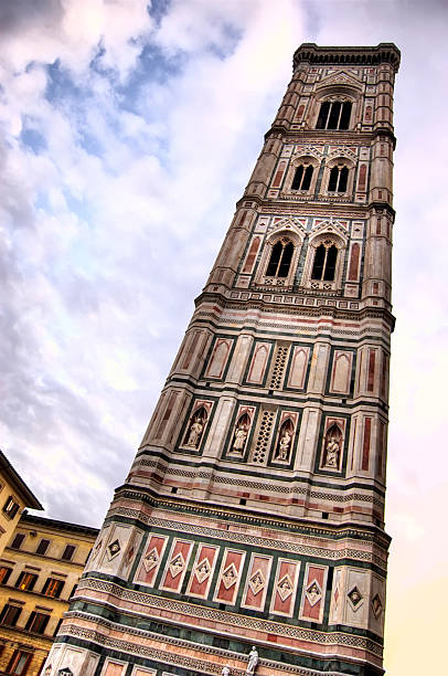 duomo, florença, itália - italy bell tower built structure building exterior - fotografias e filmes do acervo