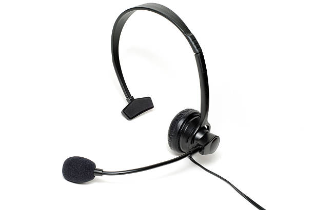 istock Landline Telephone / Phone Headset Isolated on a White Background 115040832