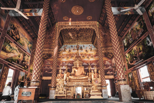 istock Buddha in Temple, Chiang Mai, Thailand 1150409348