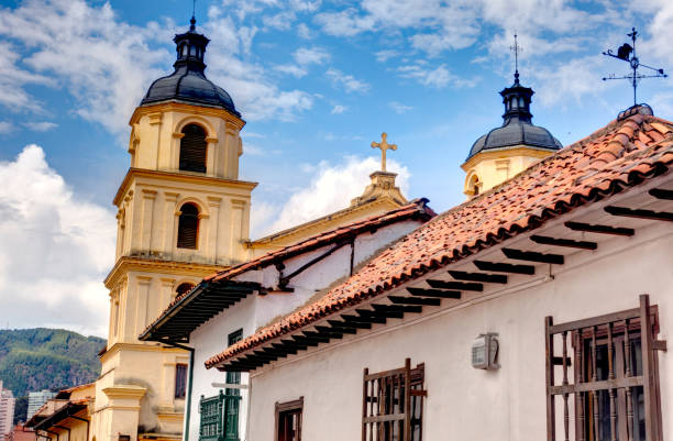 istock Bogota, La Candelaria historical district 1150425518