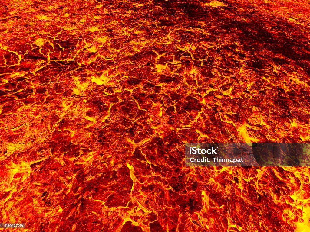 Exploding Lavaon Red Backround Red Lava And Texture Background Stock Photo - Download Image Now ...