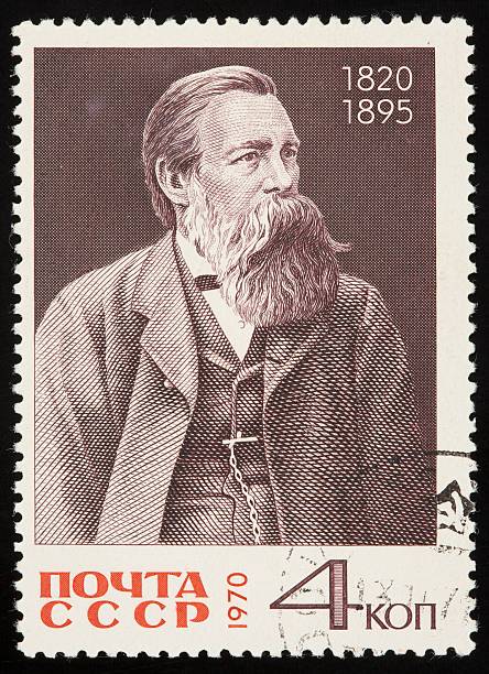 Postage Stamps  friedrich engels stock pictures, royalty-free photos & images