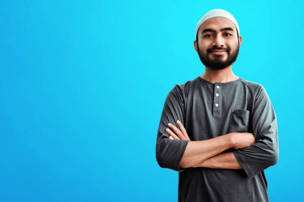 istock Religious asian muslim man smile 1150431239