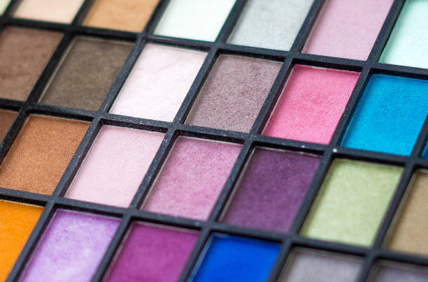 istock Make up color pallet seen from above and from the side 1150431854