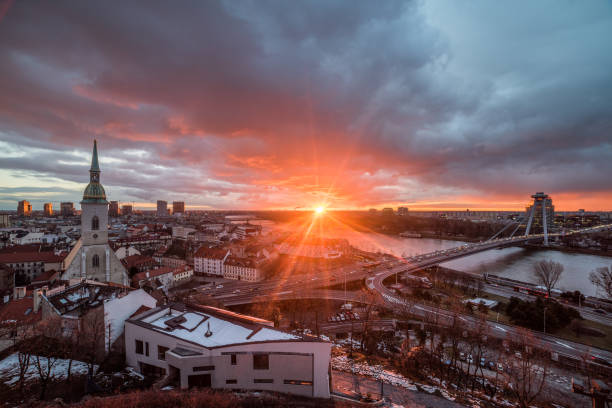 istock Bratislava Cityscape at Sunrise 1150435072