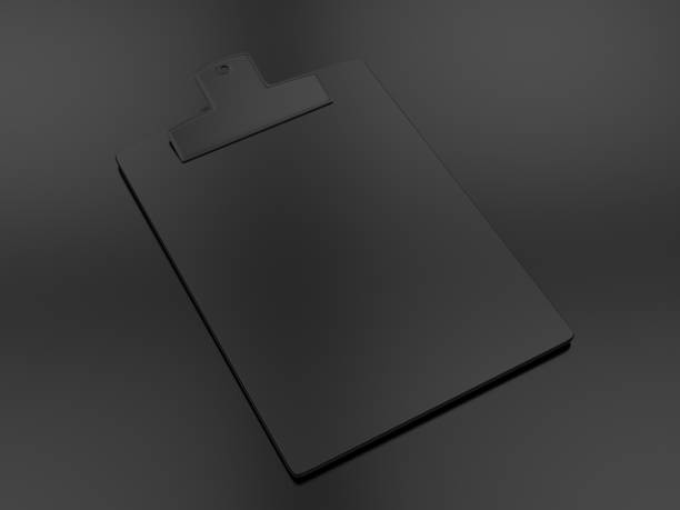istock Blank Clip Folder Clipboard for Branding and Mock up. 3d render illustration. 1150439773