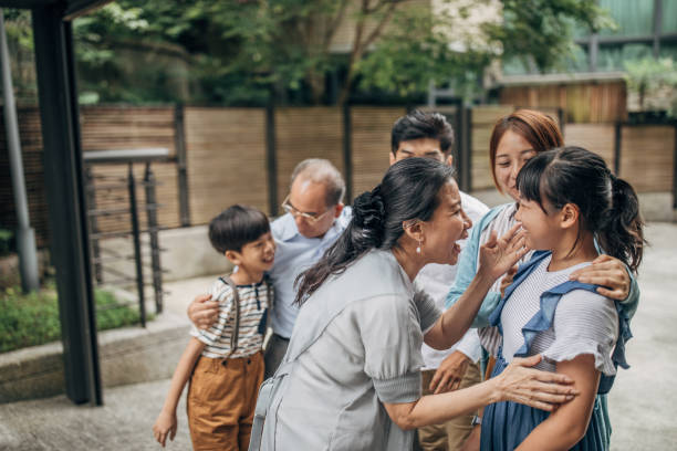 istock Family visiting grandparents 1150442348