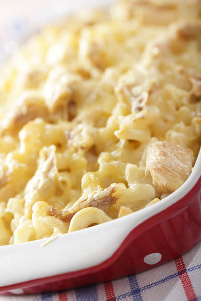 istock Macaroni and cheese with chicken 115044291