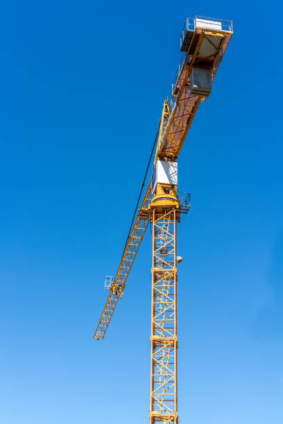 istock Yellow Crane In Blue Sky 1150444698