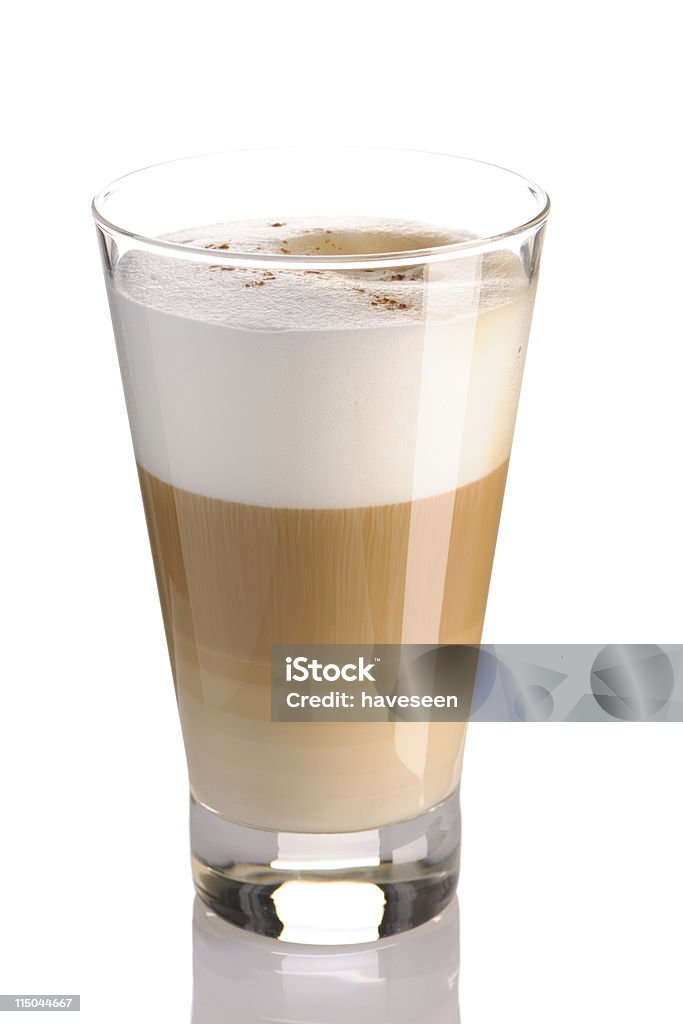 Latte macchiato - Foto stock royalty-free di Caffè macchiato