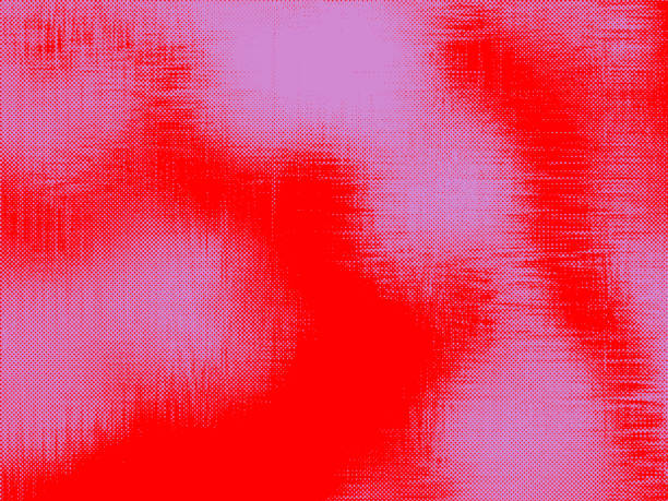 istock Halftonpink and red color dotted texture 1150447676