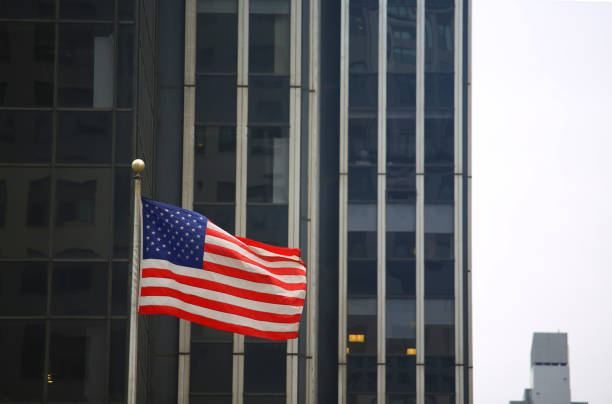 istock american flag wave in the city 1150451709