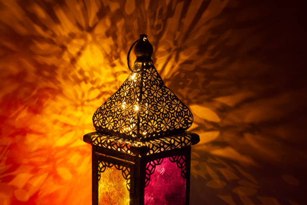 istock lantern light - Dark background of Ramadan 1150451789