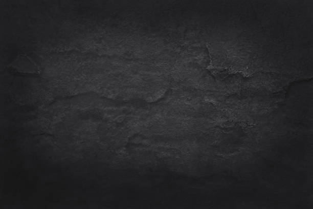 istock Dark grey black slate texture with high resolution, background of natural black stone wall. 1150453860